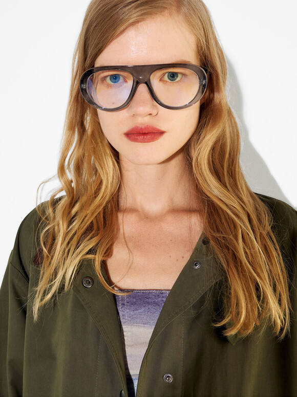 Online Exclusive - Blue Light Blocking Glasses, Grey, hi-res