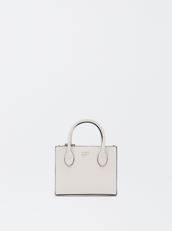 Mini Handbag, Ecru, hi-res