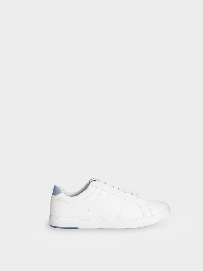 Trainers With Contrast Detailing, White, hi-res
