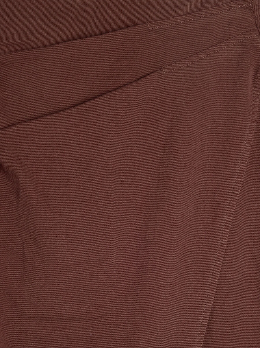 Cotton wrap skirt