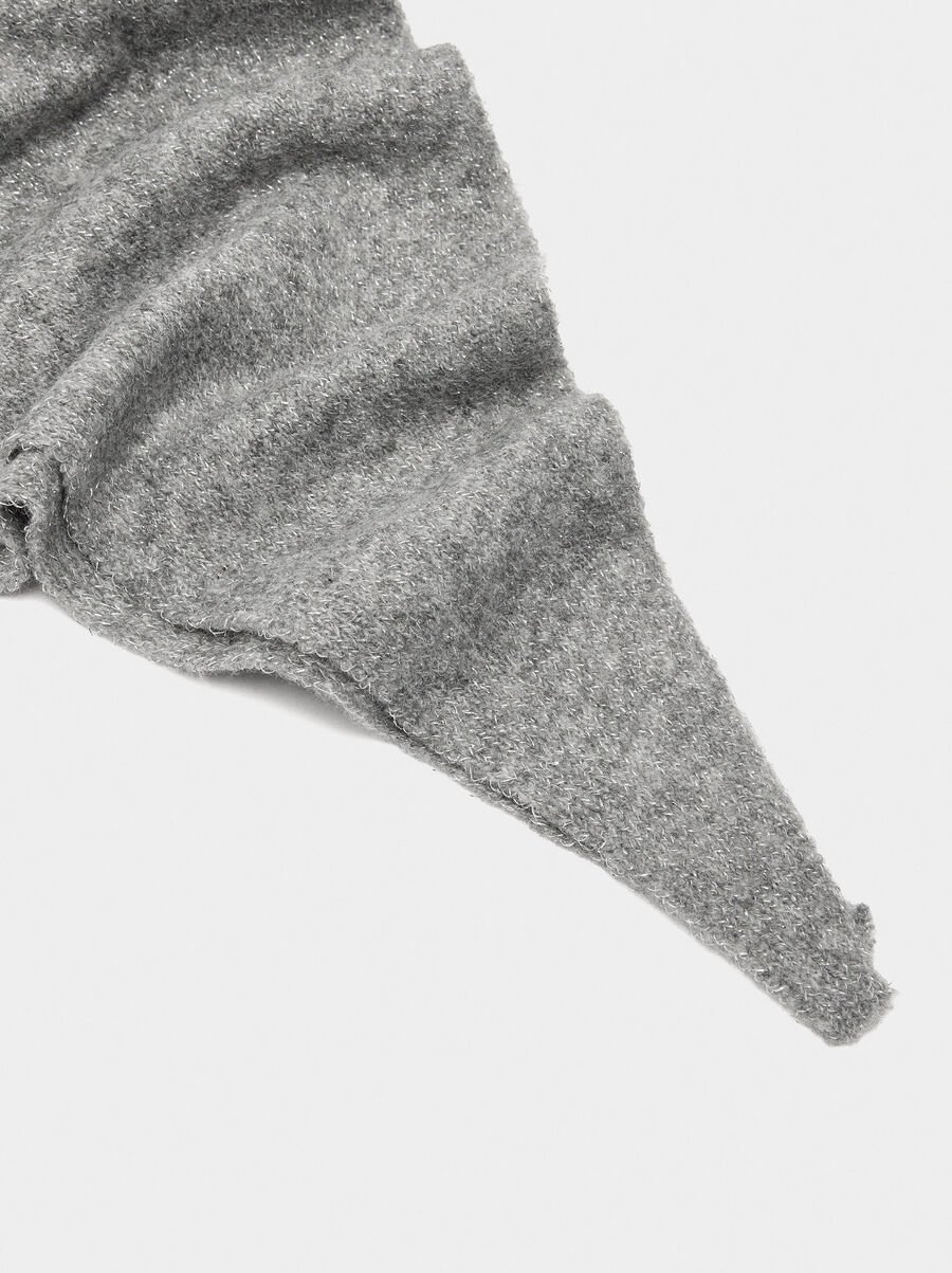 Chal de punto de lurex