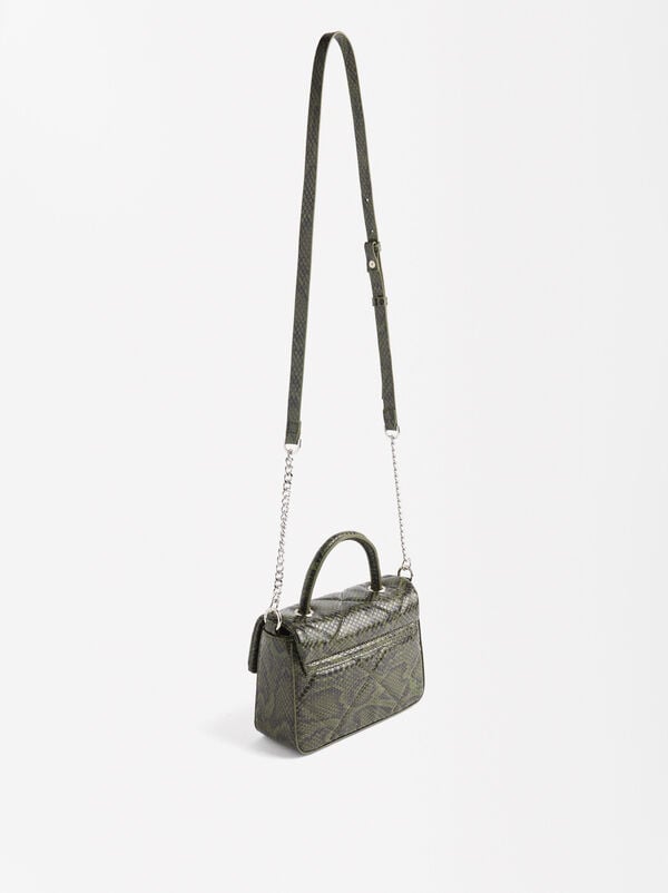 Animal print handbag