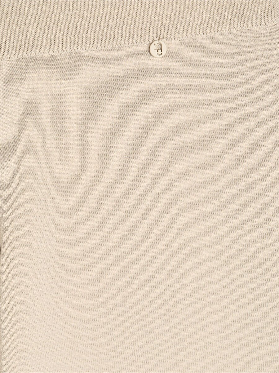 Elastic waist knit pants