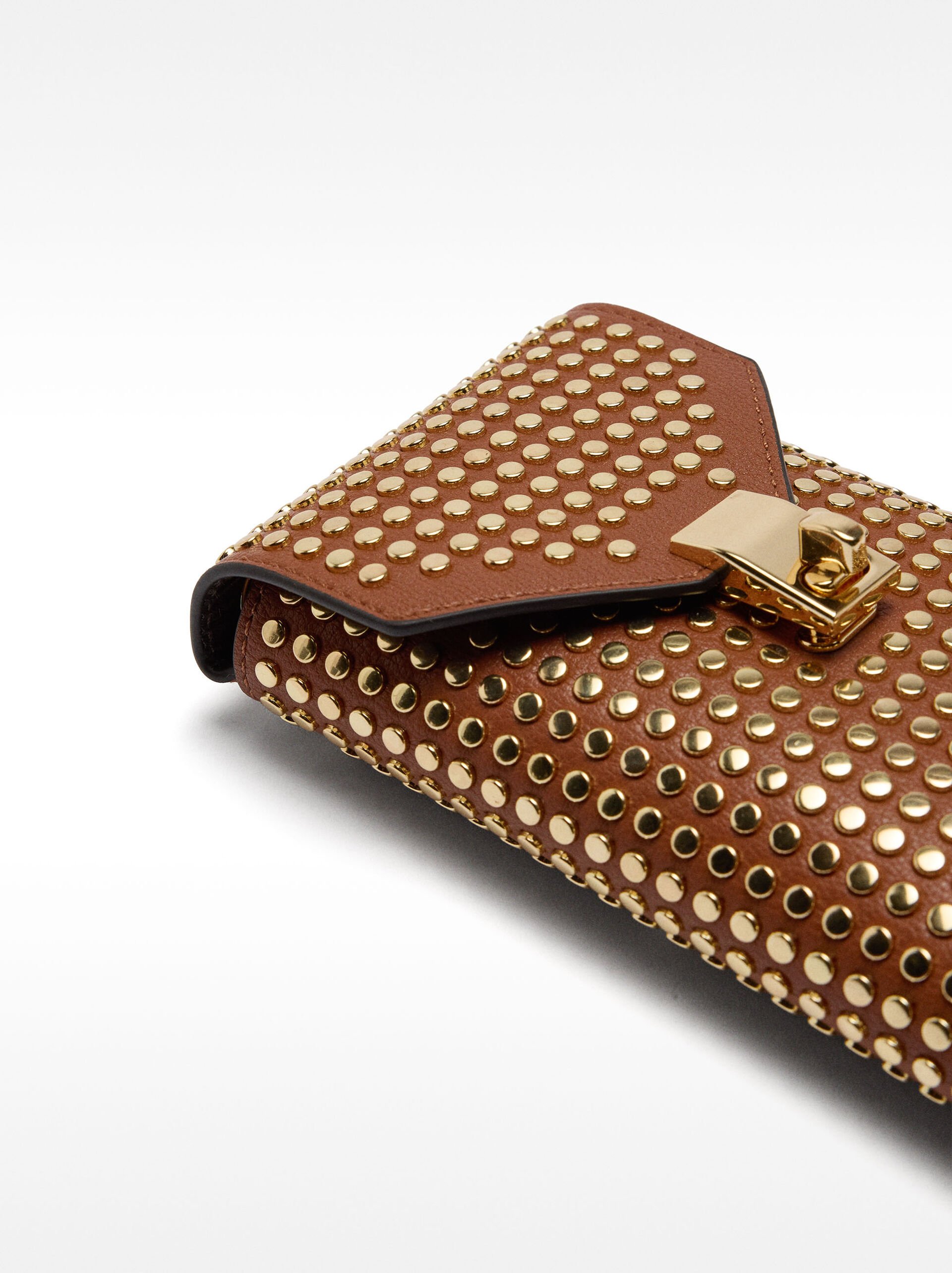 Mobile phone bag with studs image number 2.0