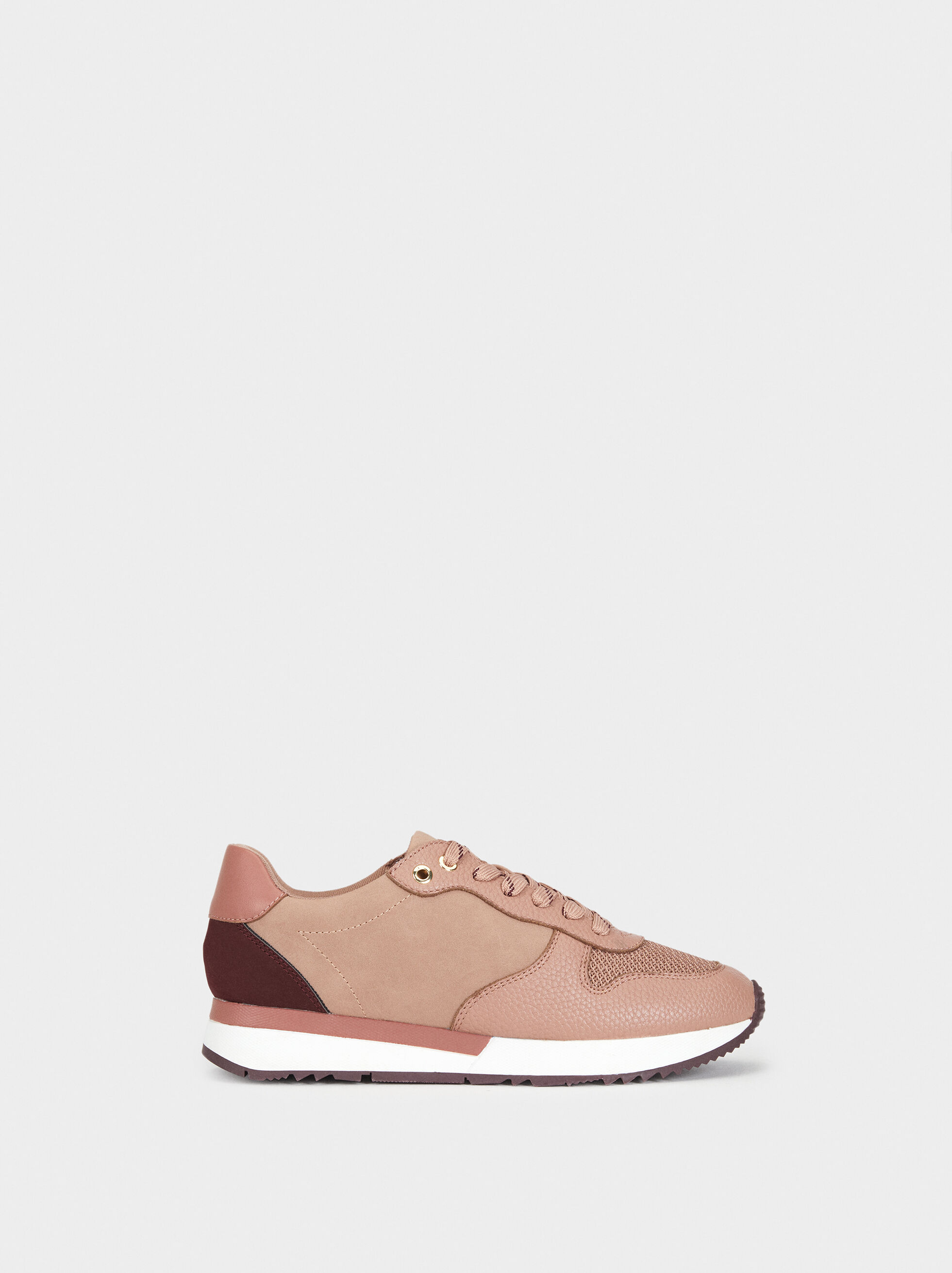 nude coloured trainers