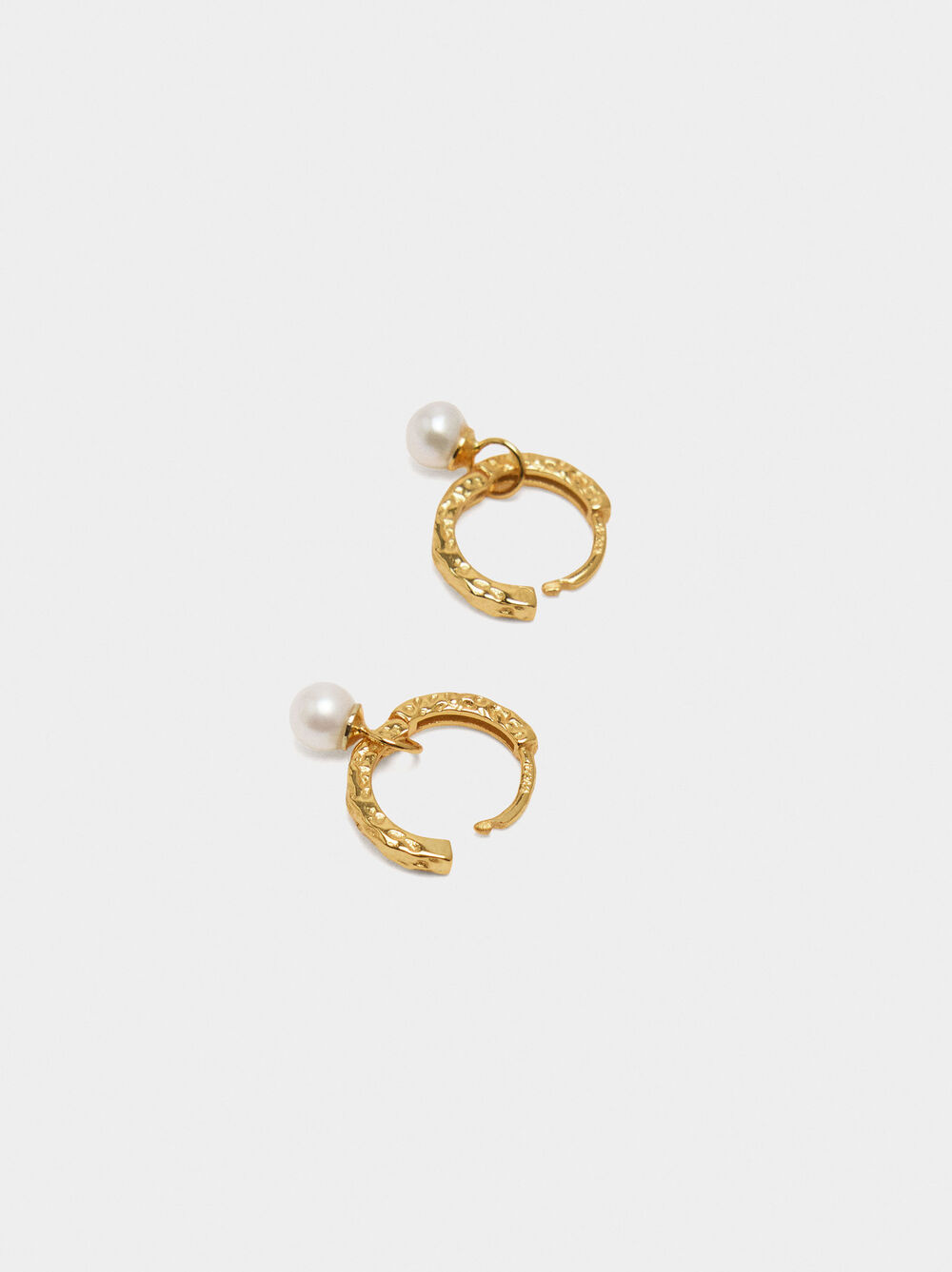 Aros con perlas de agua dulce - plata de ley 925