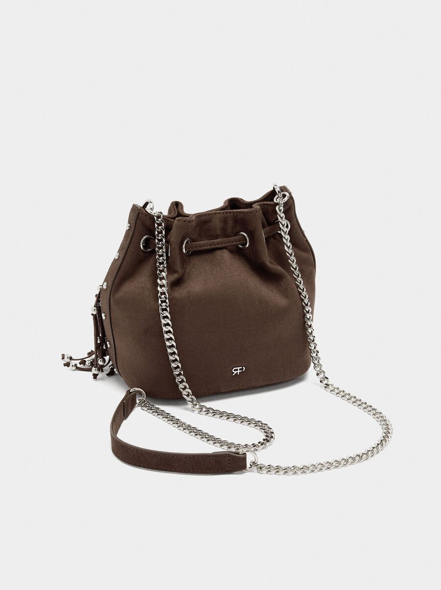 Bolso de fiesta con flecos y cuentas