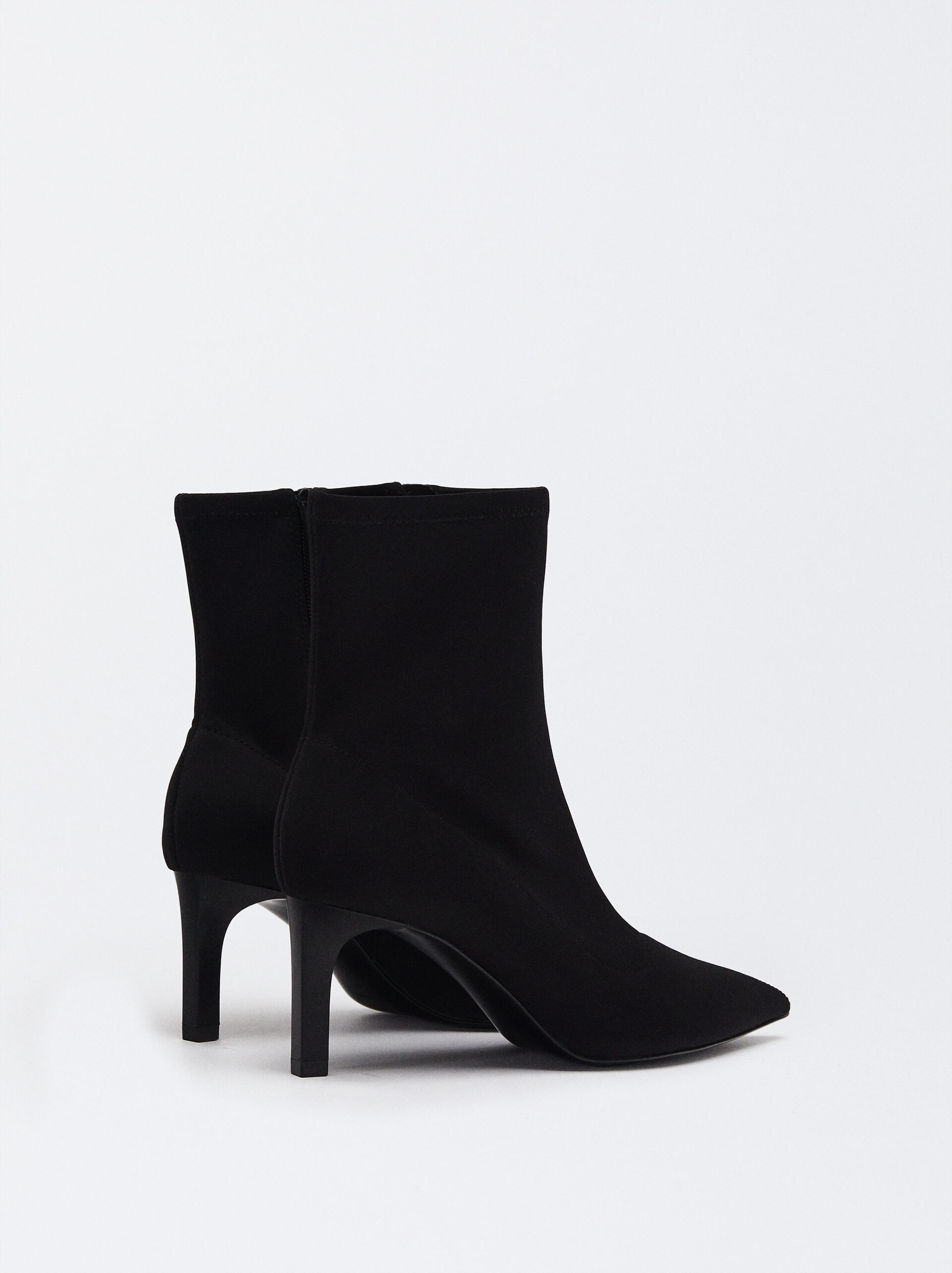 Elastic Fabric Ankle Boots image number 3.0