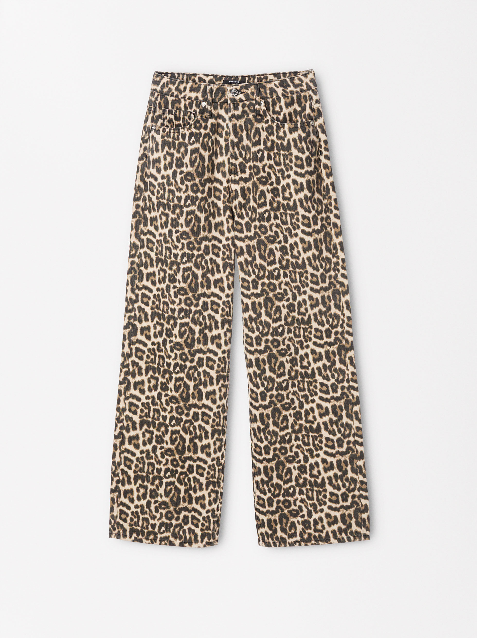 H&m leopard jeans top