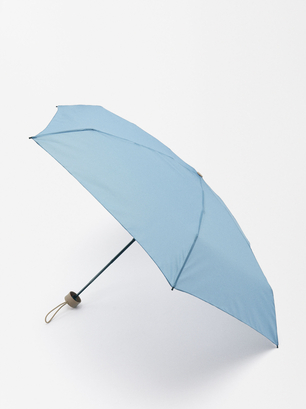 Petit Parapluie Pliant, Bleu, hi-res