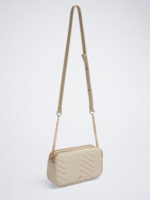 Quilted Crossbody Bag With Chain image number 2.0