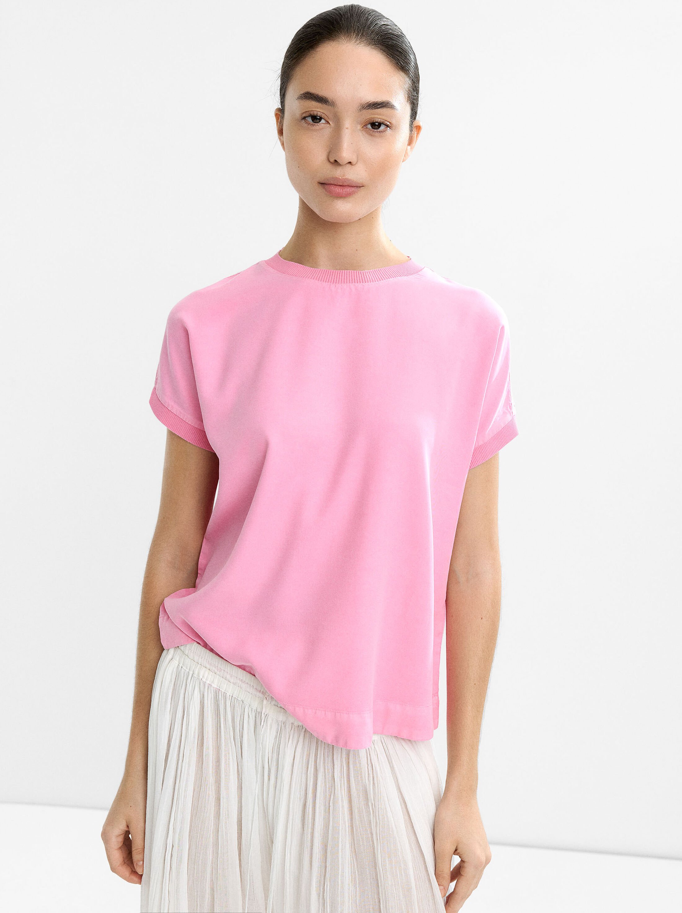 T-shirt 100% lyocell image number 1.0