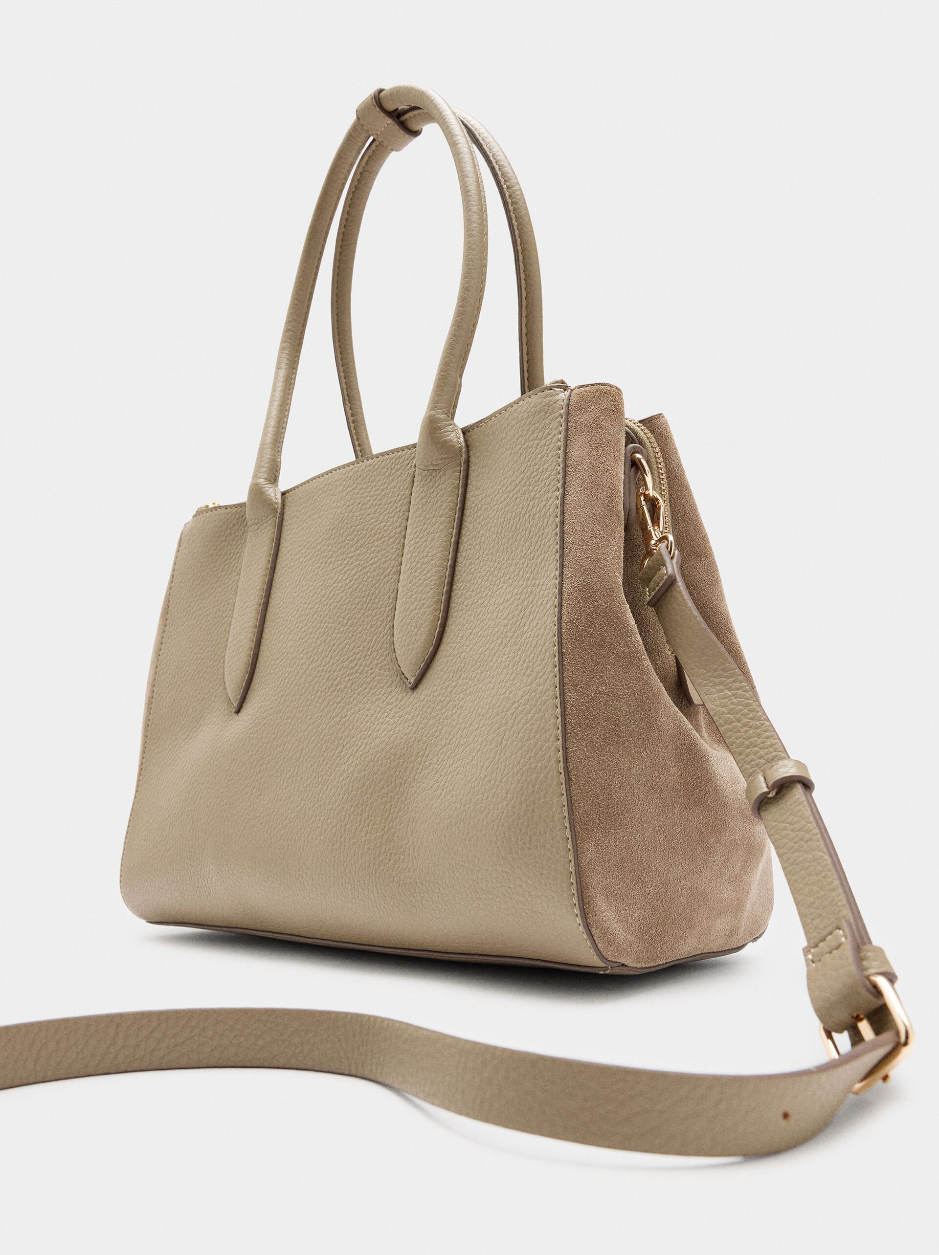 Bag for 13" laptop with leather details image number 6.0