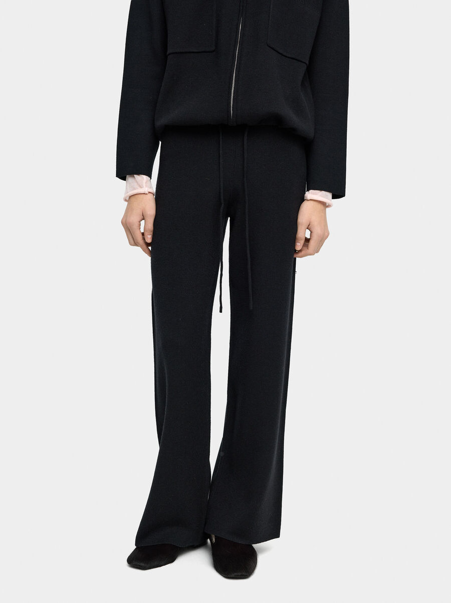 Pantalón de punto cintura elástica