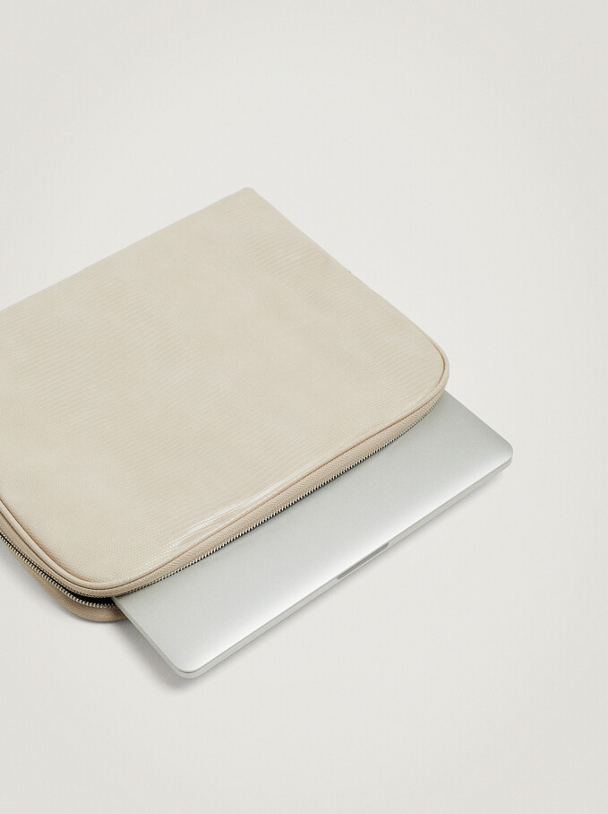 Embossed Briefcase For 15” Laptop Black Woman Briefcases