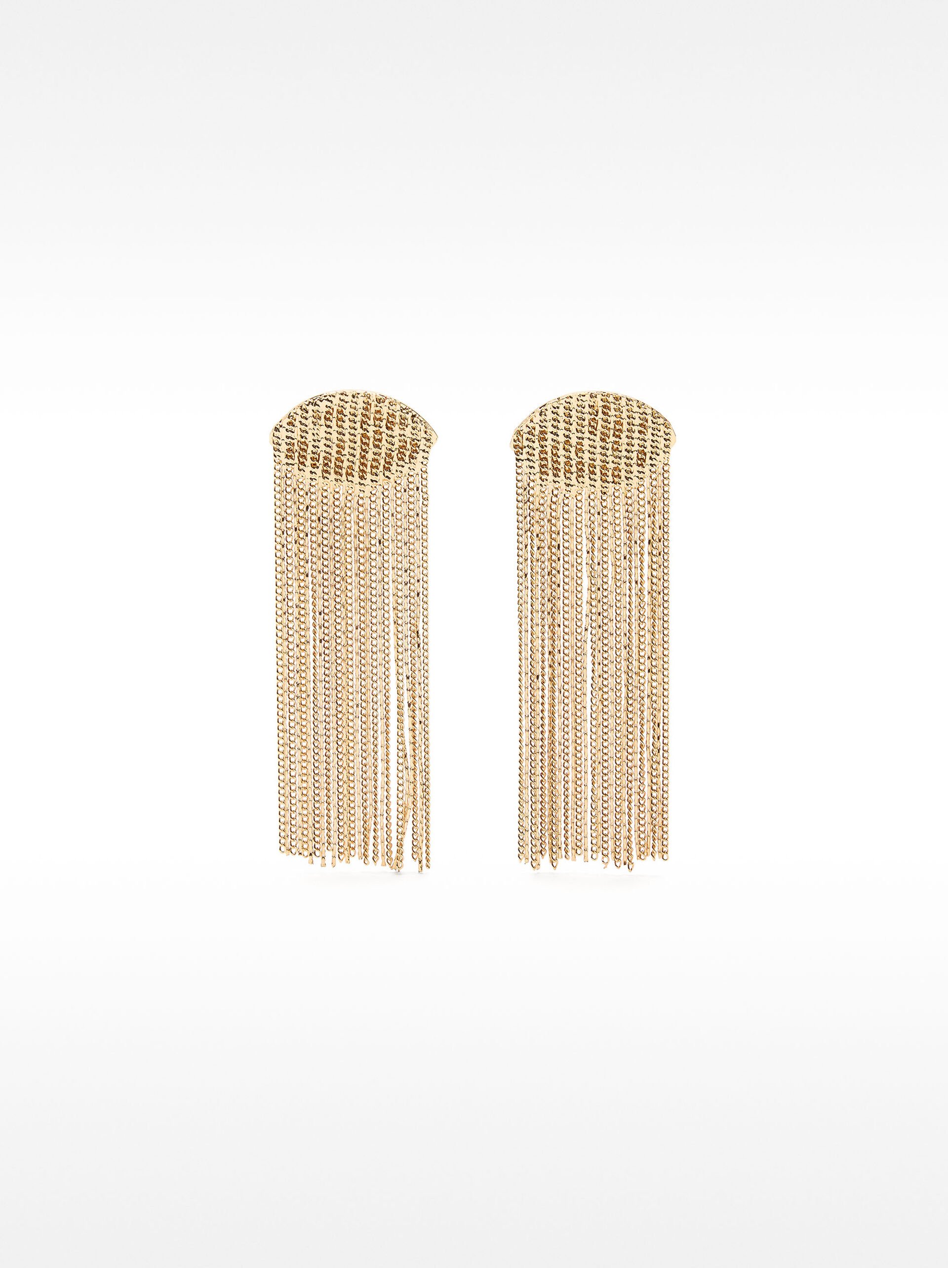 Pendientes largos de cadena image number 1.0