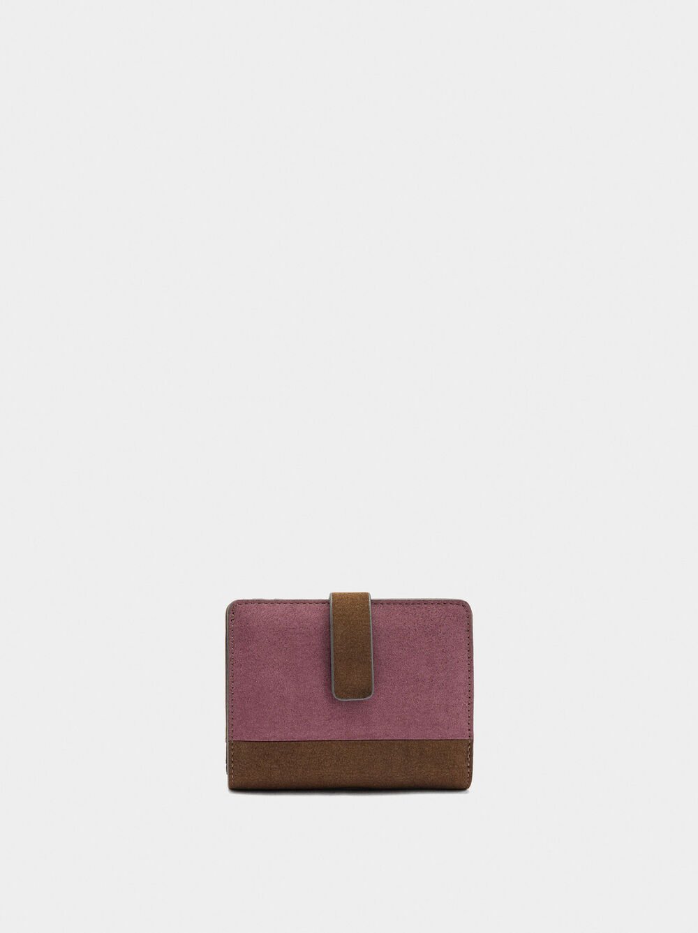 Wallet with leather-effect