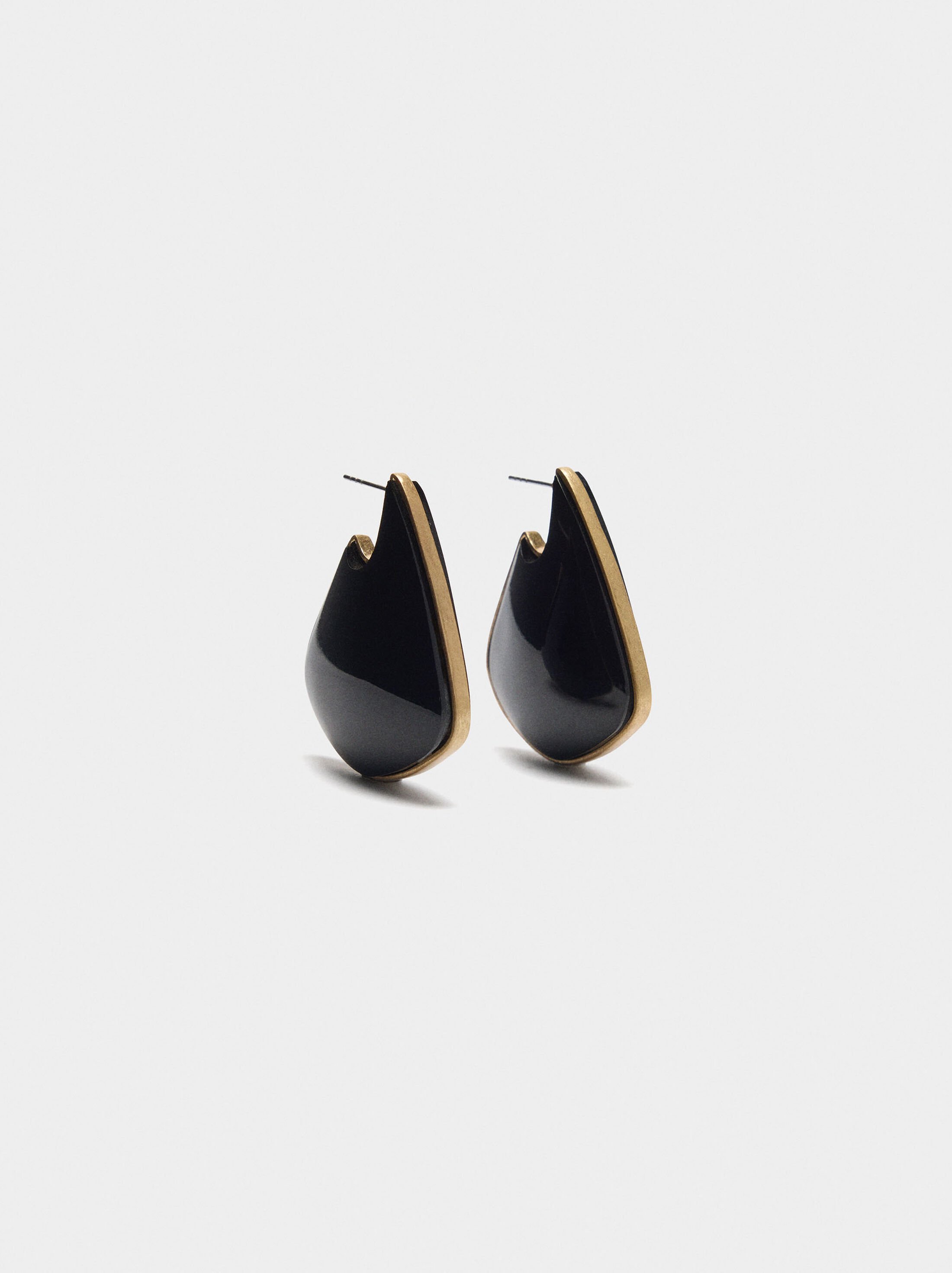Long oval earrings image number 0.0