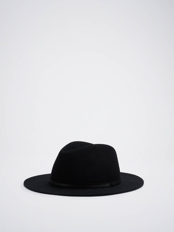 Wool Hat, Black, hi-res