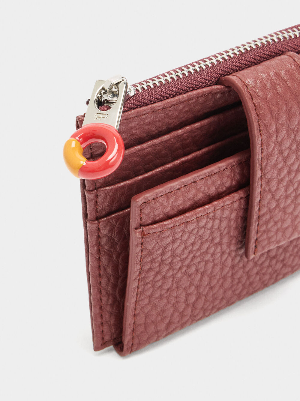 Card holder with texture