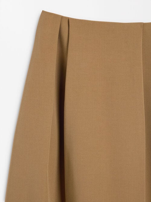 Midi skirt with wool blend