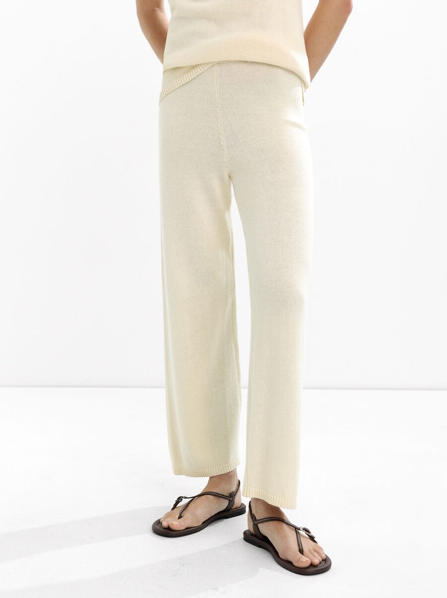 Knit pants 100% cotton