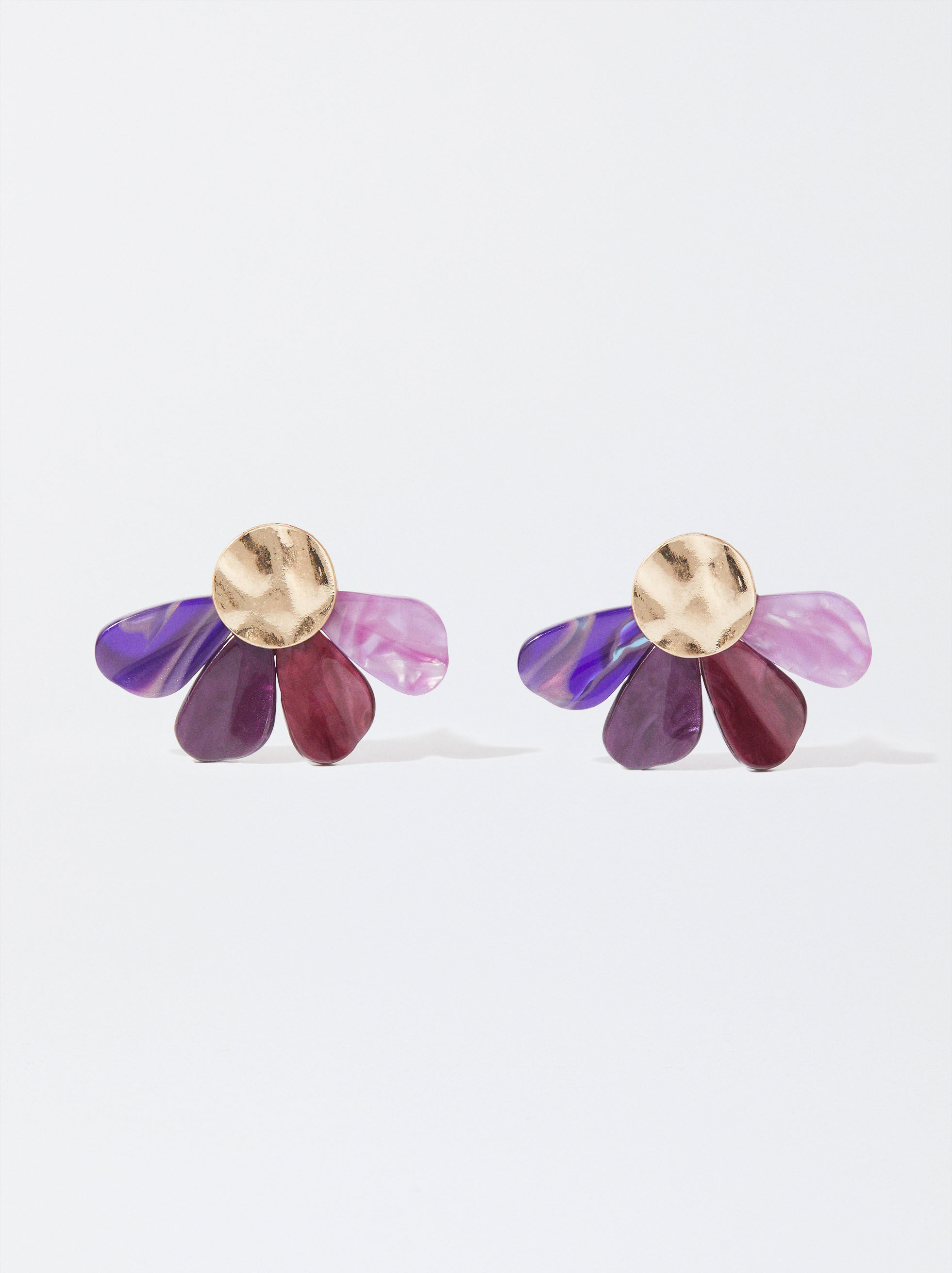 Flower resin on sale earrings