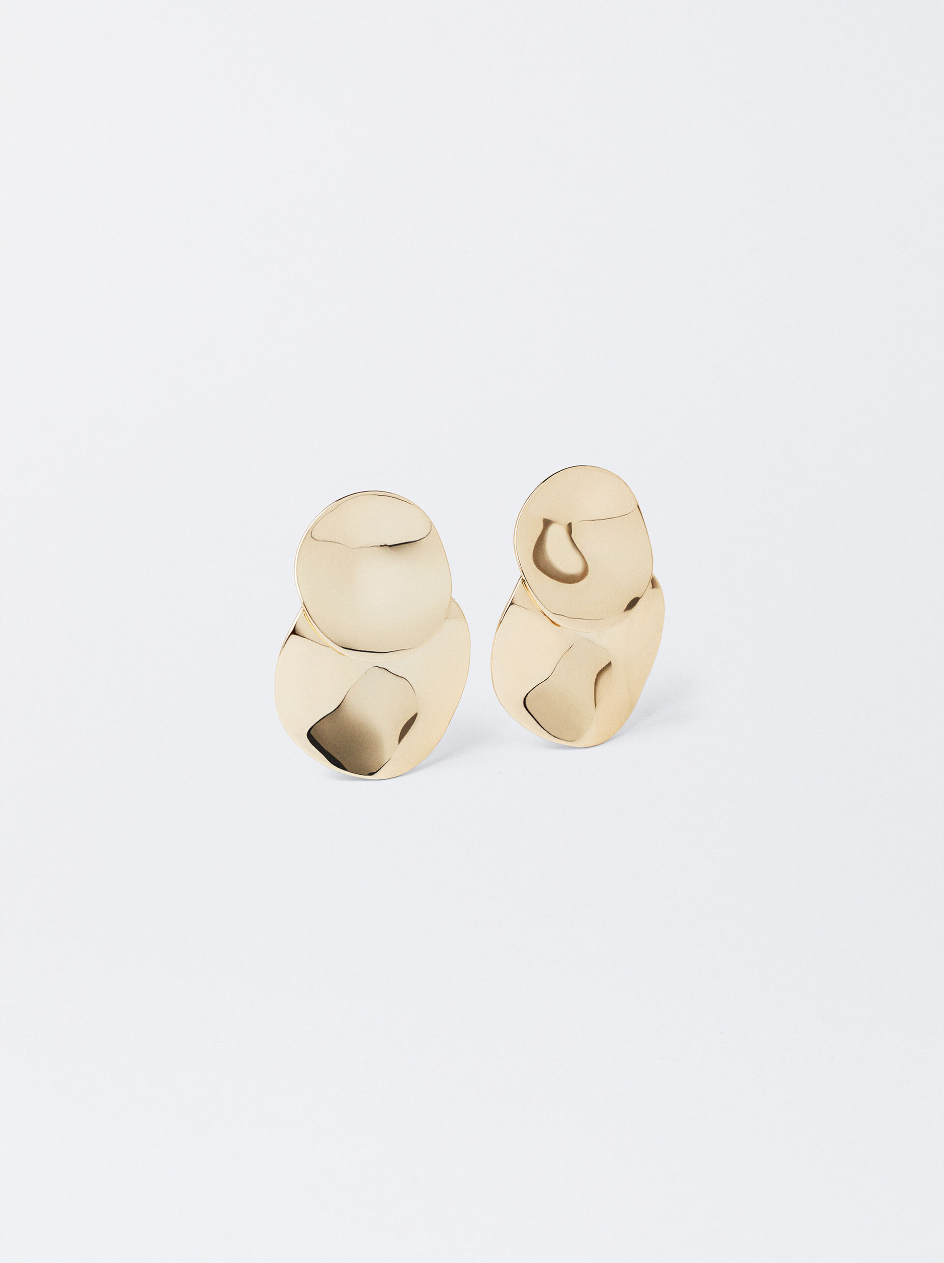 Pendientes largos dorados image number 0.0