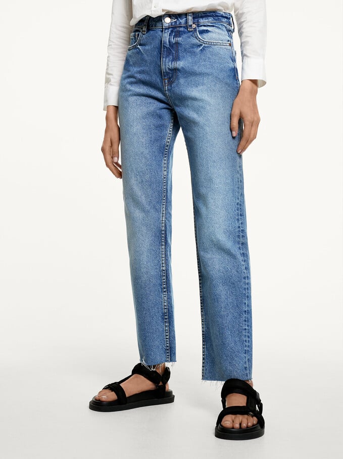 Customizable Jeans, Blue, hi-res