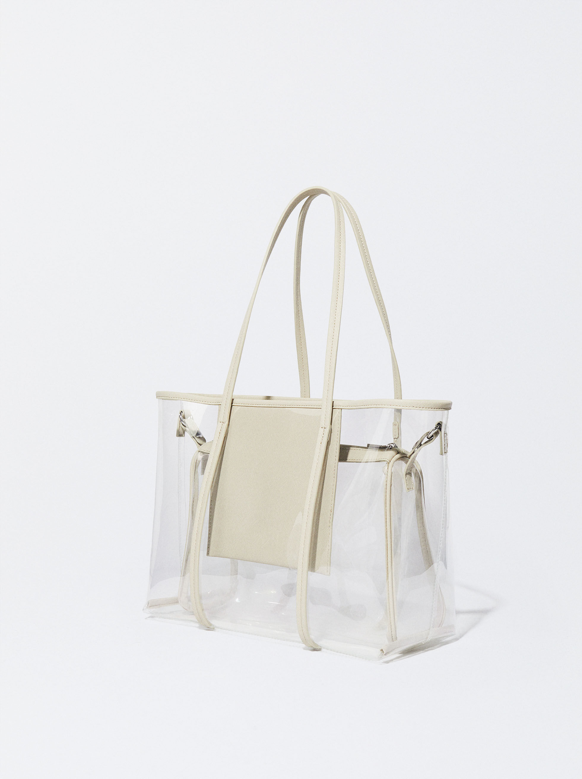 Transparent best sale bag asos