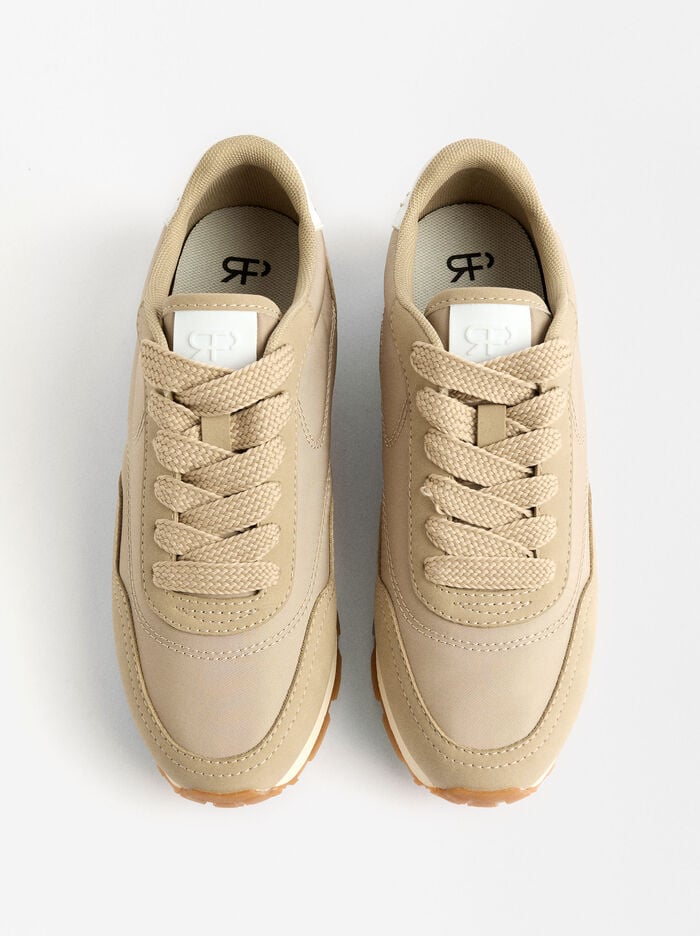 Combined nylon sneakers