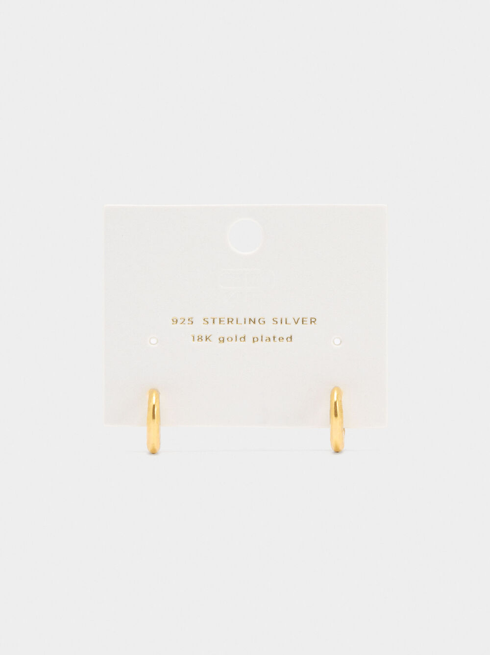 Irregular hoop earrings – 925 sterling silver