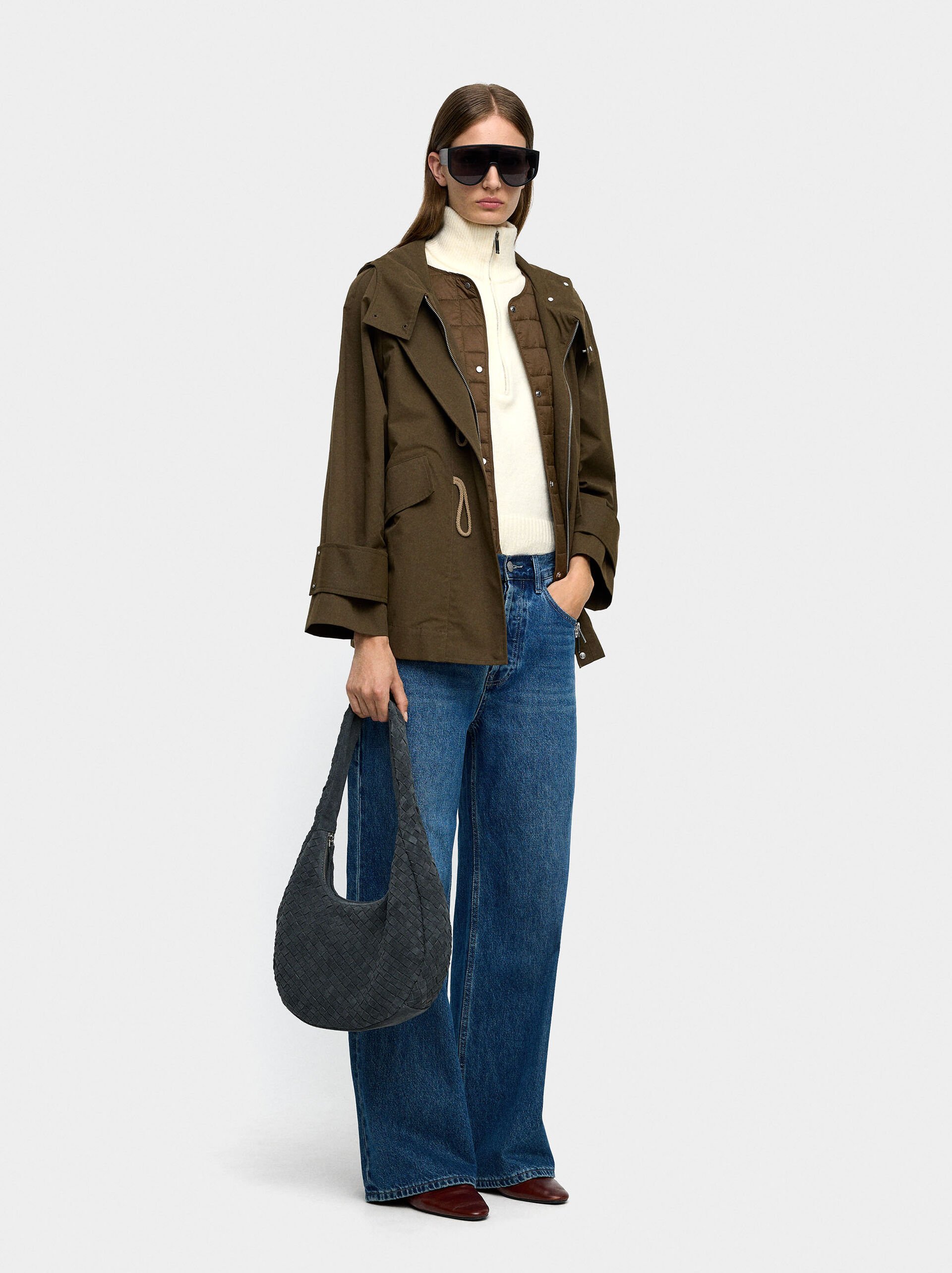 Jacket with hood and vest image number 0.0