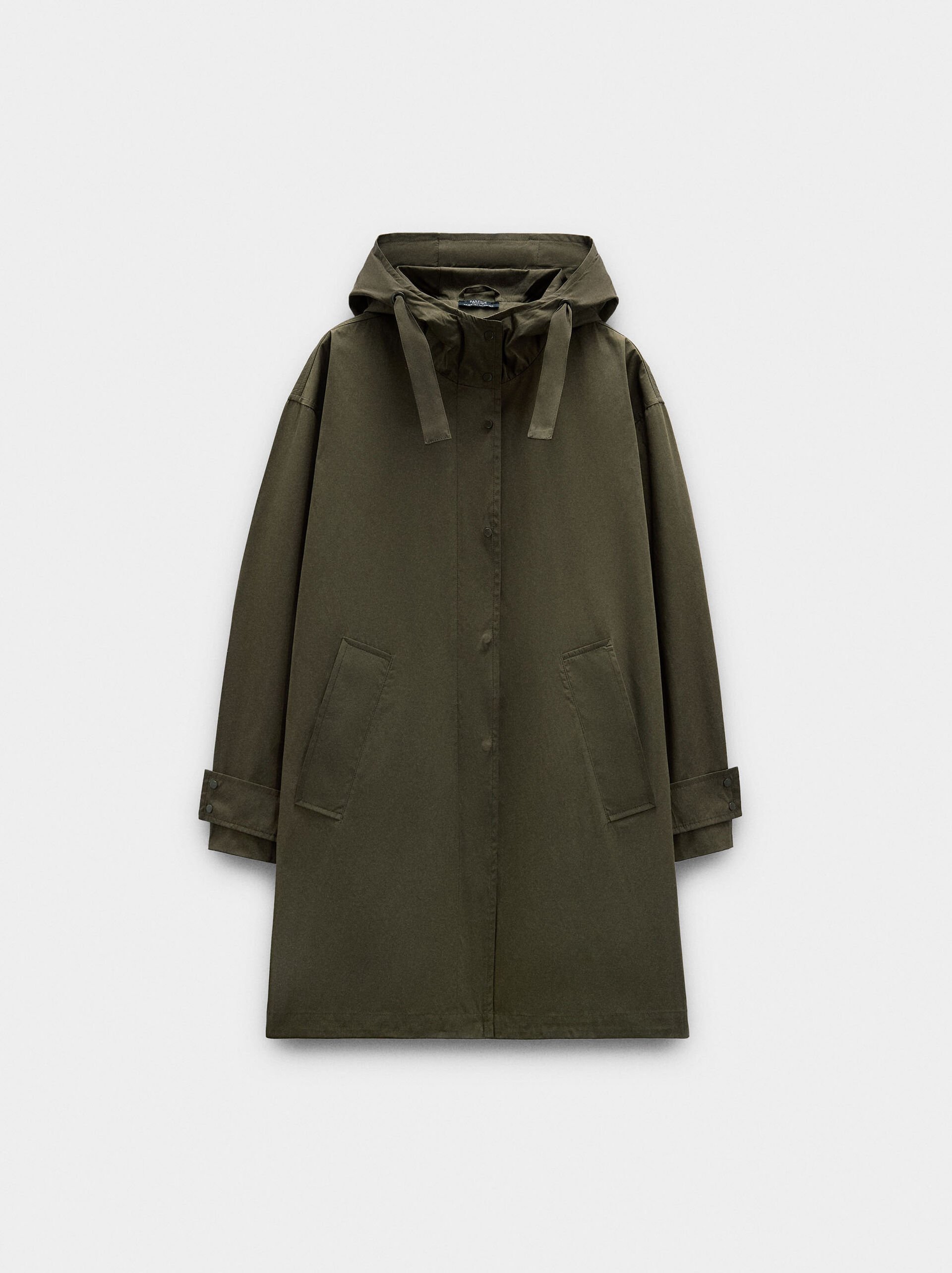 Light parka with hood image number 5.0