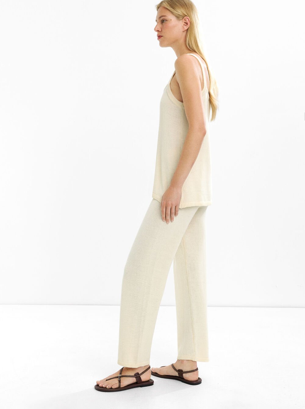 Knit pants 100% cotton