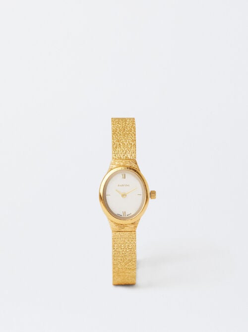 Złoty Zegarek Ze Stalową Bransoletą