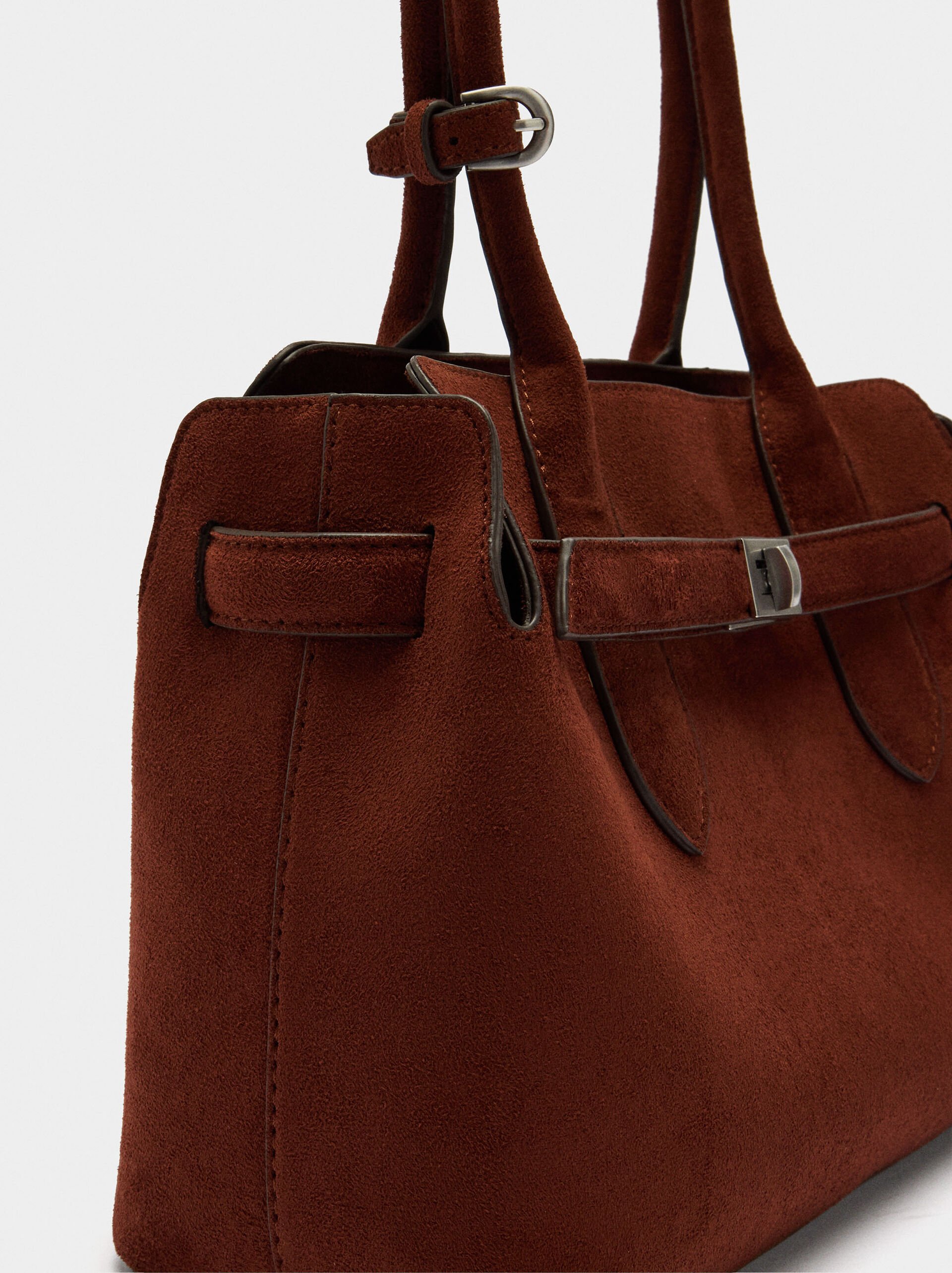 Tote bag with belt image number 1.0