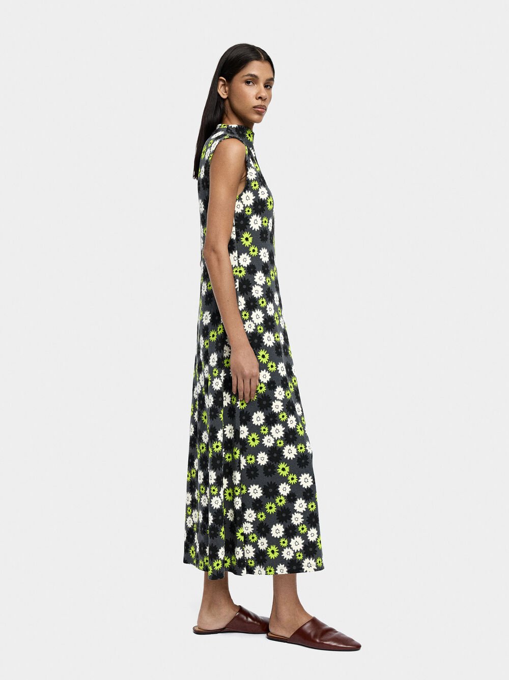 Floral printed long dress