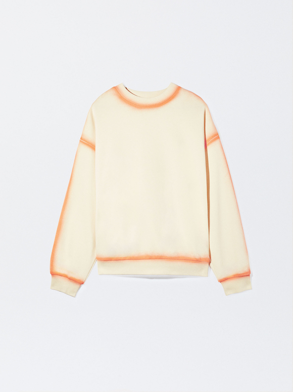Cotton Sweatshirt, , hi-res