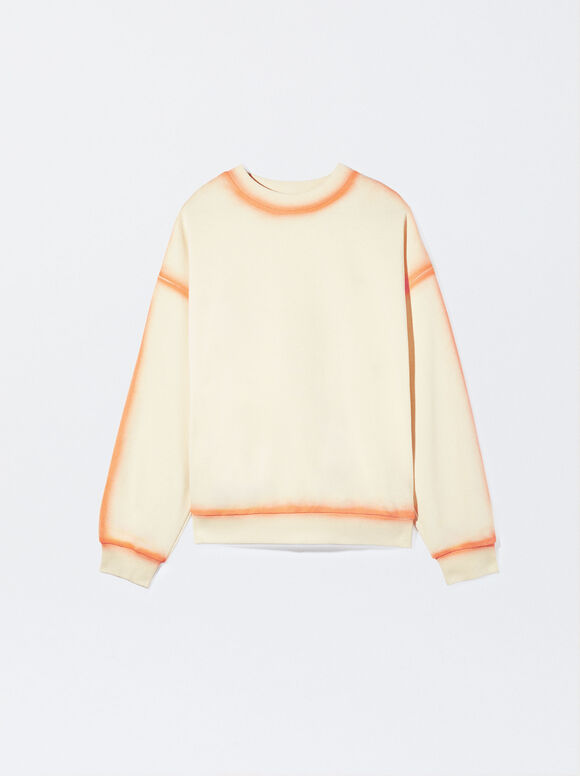 Cotton Sweatshirt, , hi-res