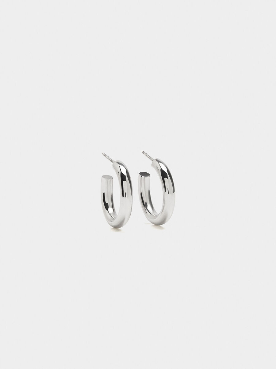 Open hoop earrings – 925 sterling silver