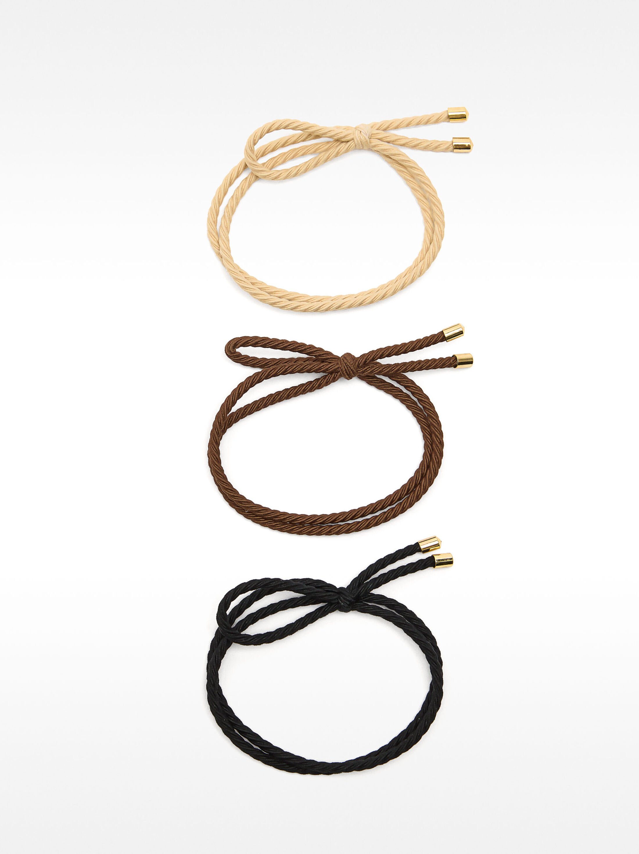 Set of hair elastics with knot image number 2.0