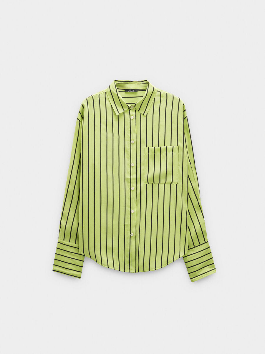 Camisa a rayas manga larga