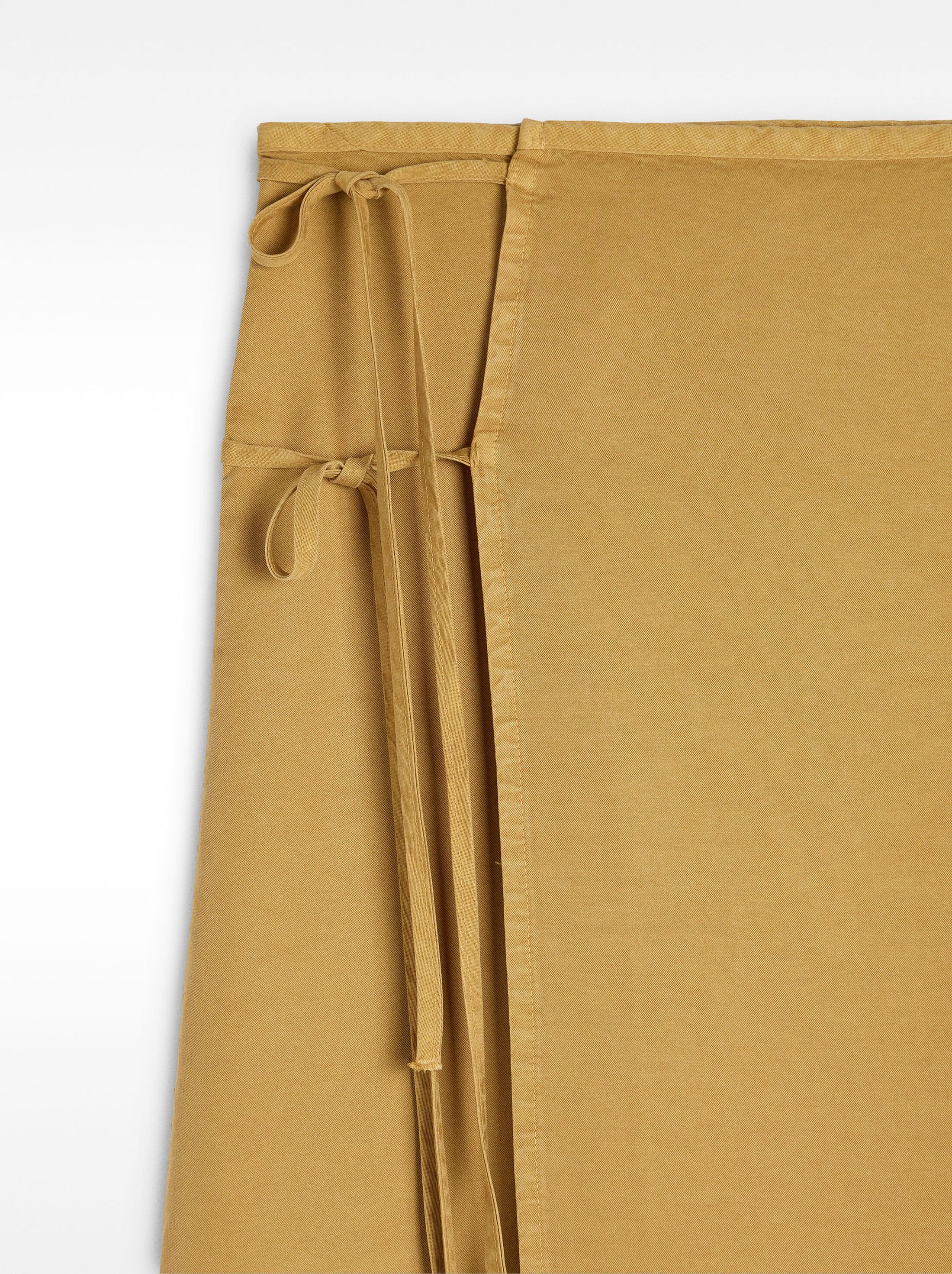 Falda midi con cruce 100% lyocell image number 6.0