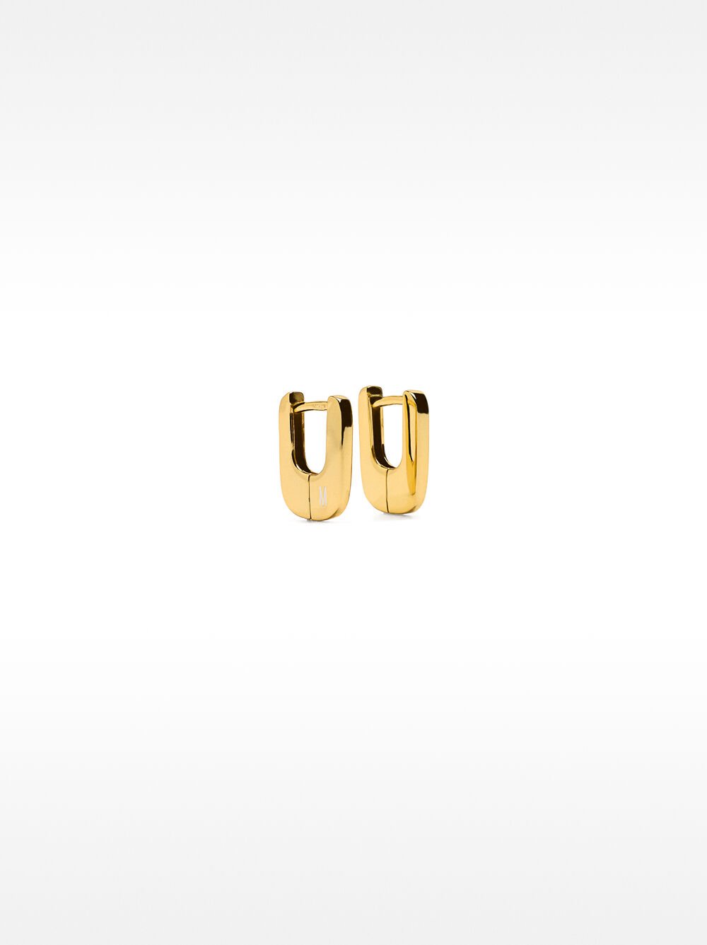Short hoop earrings - 925 sterling silver