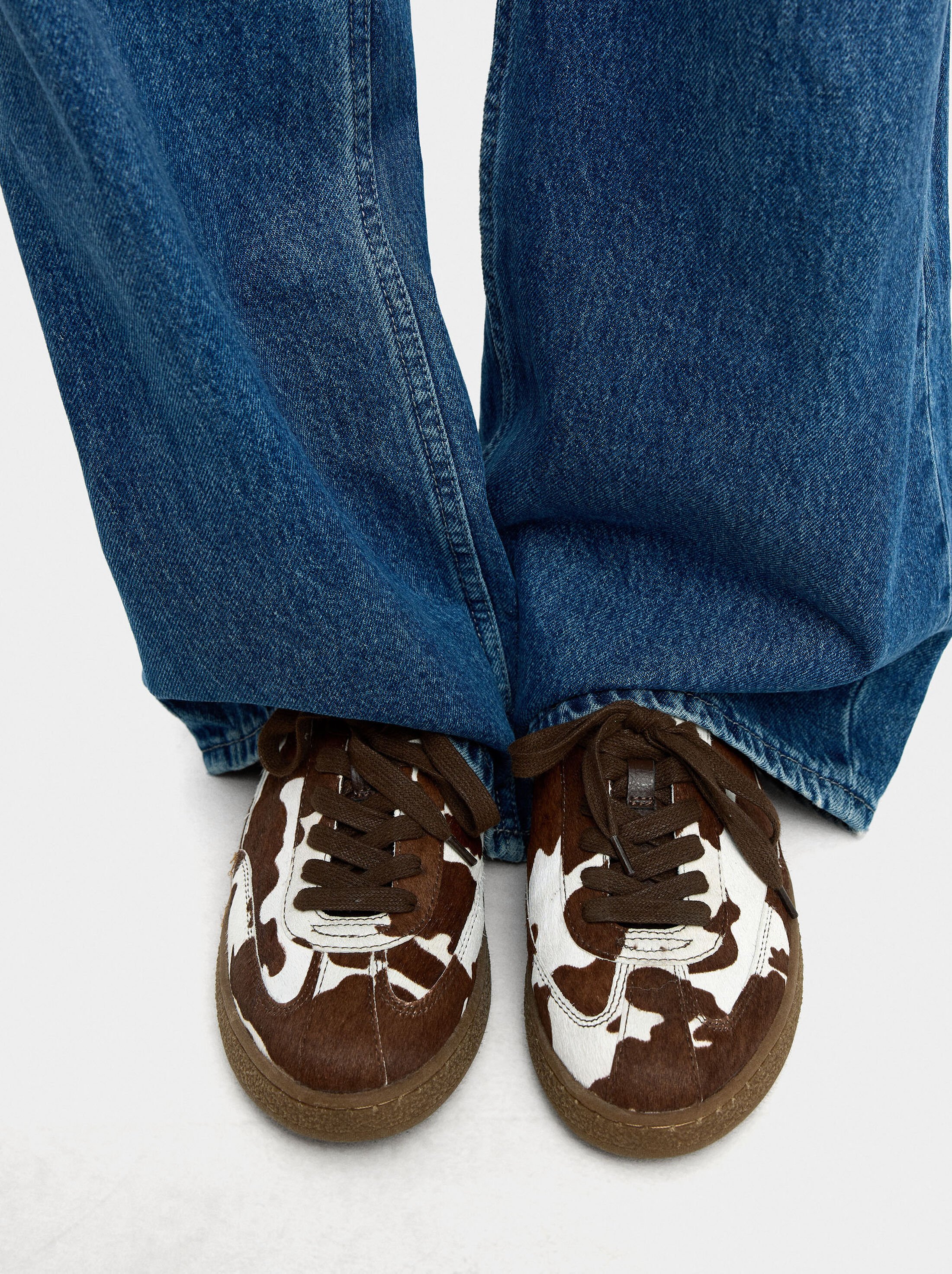 LEATHER SNEAKERS Sabatilles D’Entrenar image number 1.0