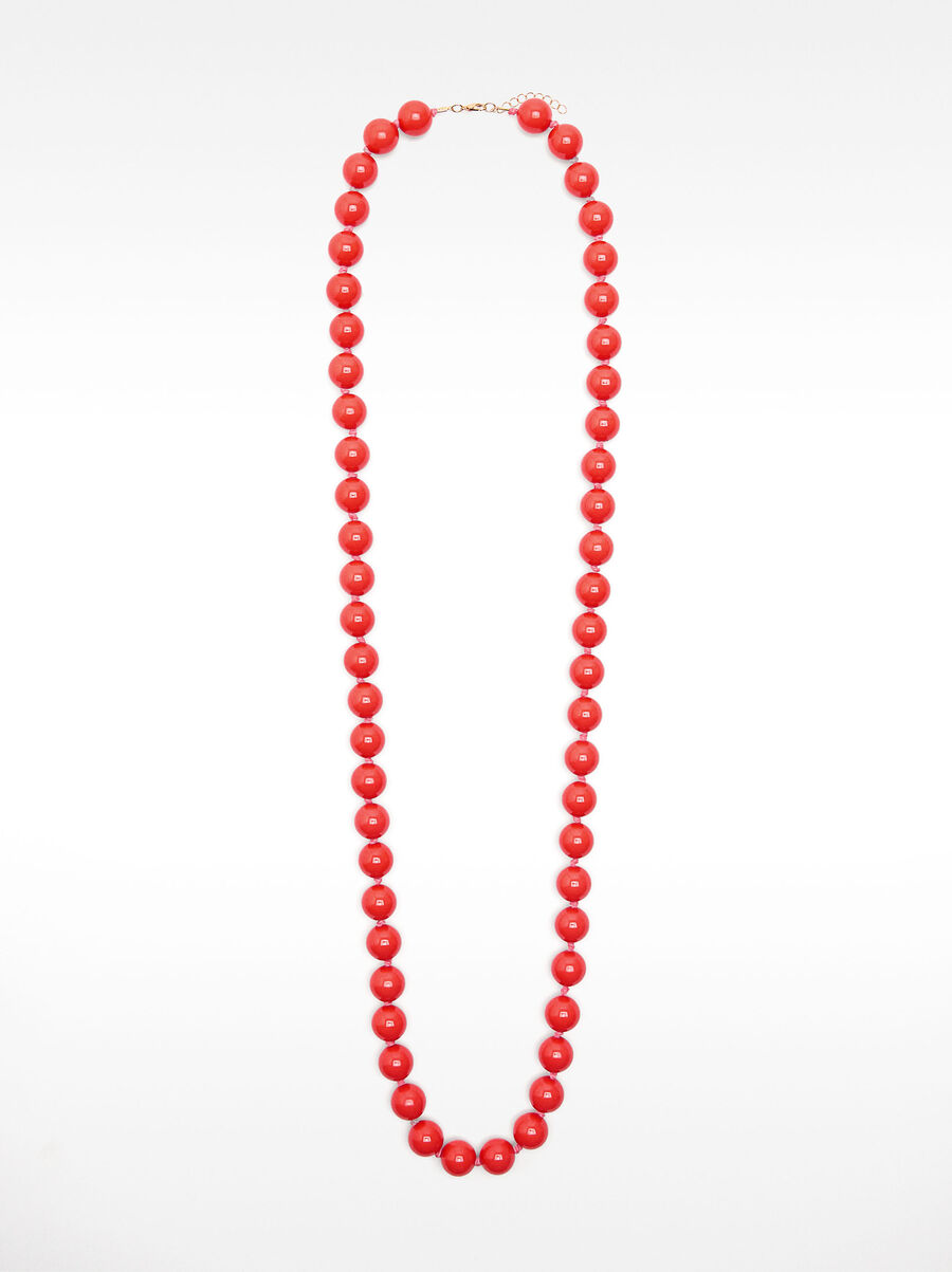 Collana di perle monocolore