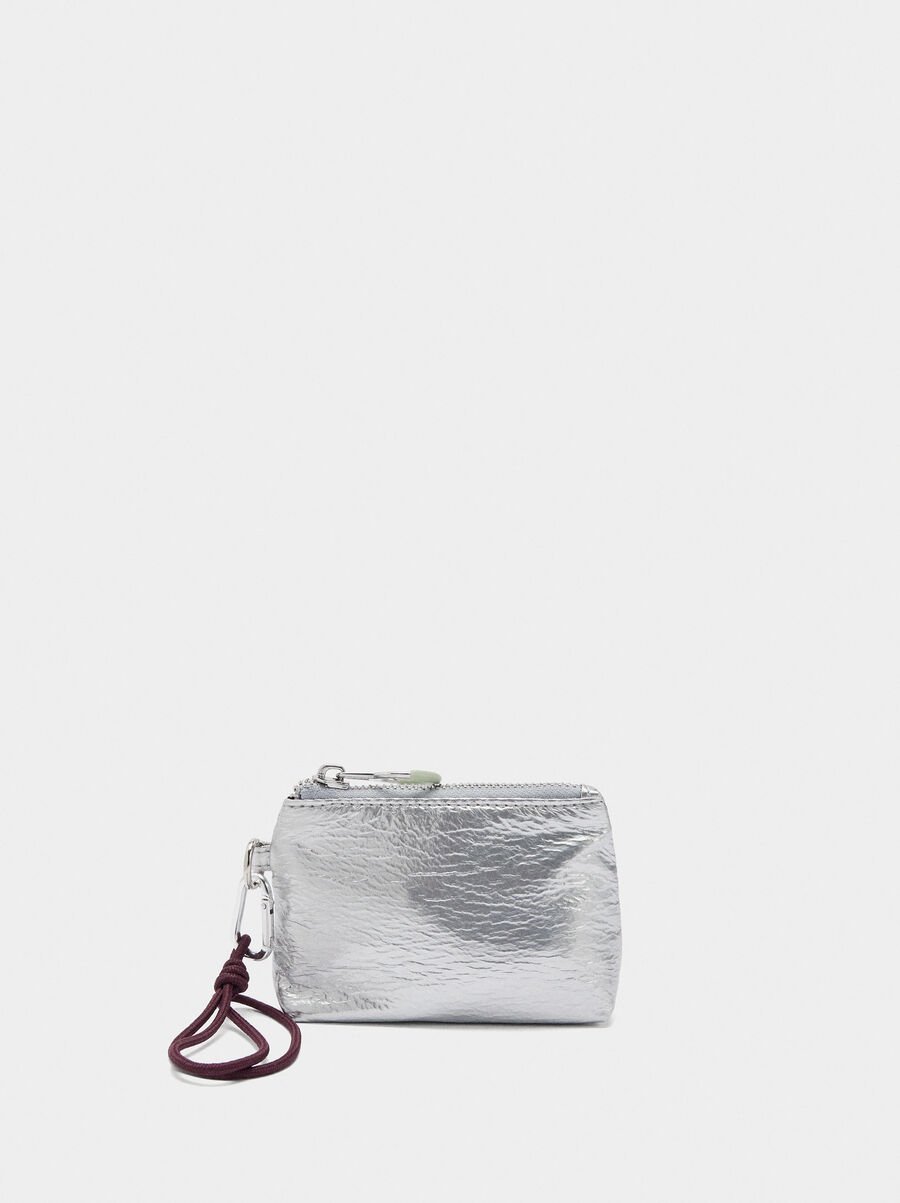 Metallic coin purse
