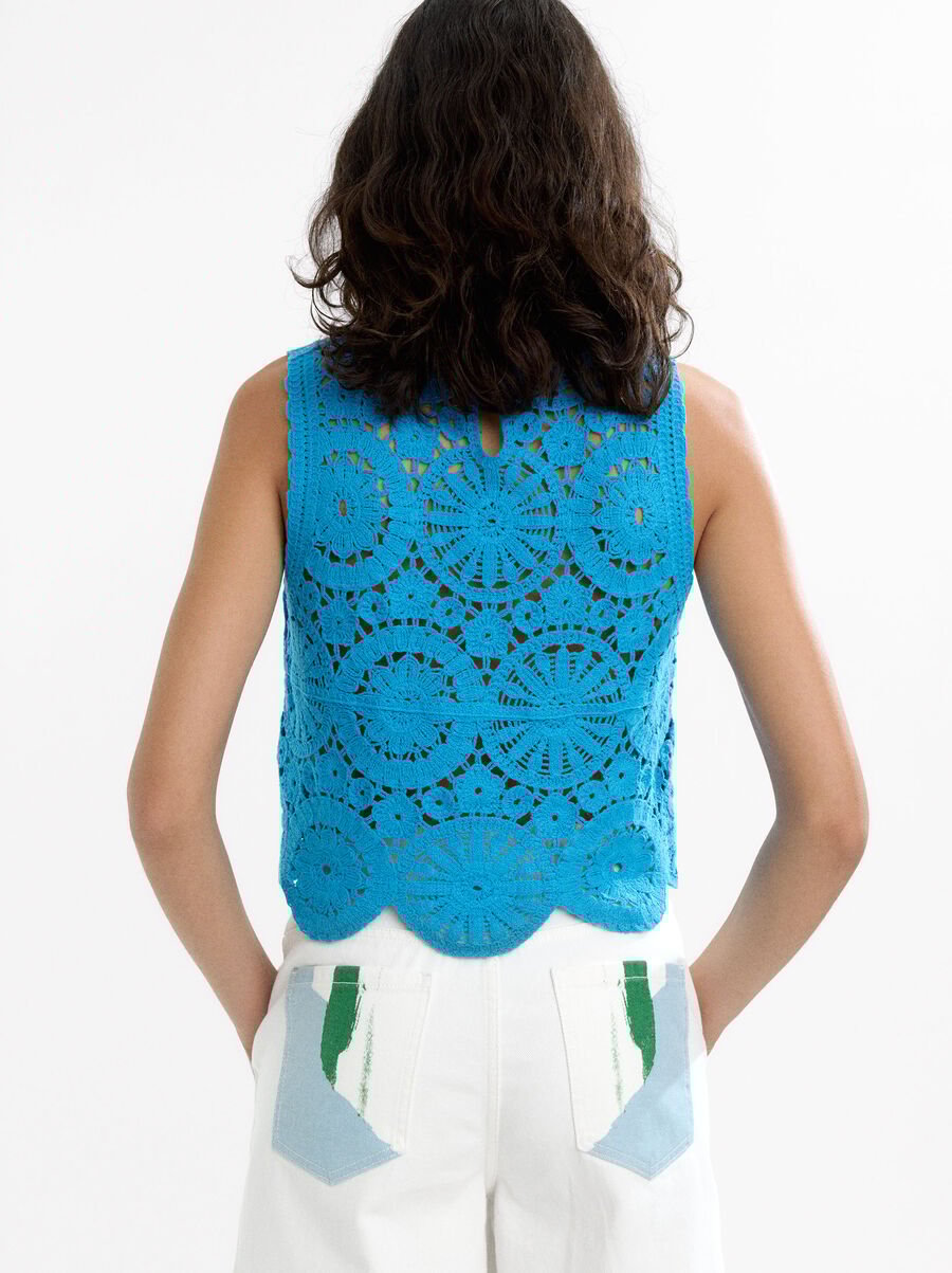 100% cotton knit top