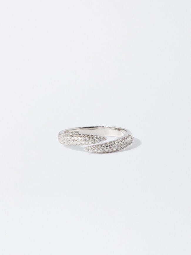 925 Silver Ring With Zirconia